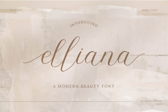 Elliana Font Poster 1