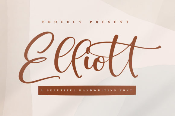 Elliott Font Poster 1