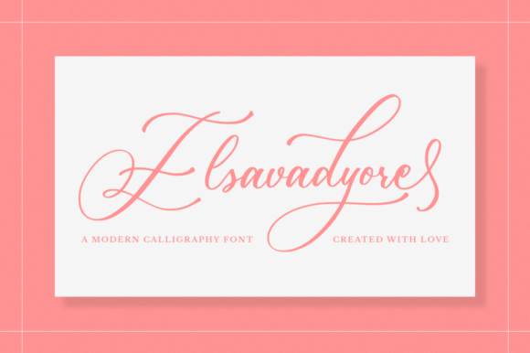 Elsavadyore Font Poster 1