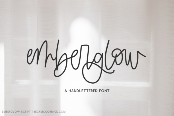 Emberglow Font Emberglow Font Poster 1