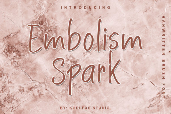 Embolism Spark Font Poster 1