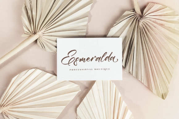 Emelinah Font Poster 3