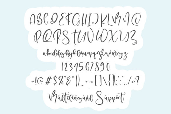 Emerald Font Poster 11