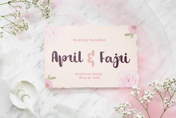 Emma Ameliya Font Poster 7