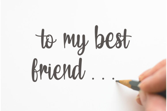 Emotional Script Font Poster 3