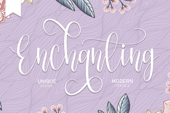 Enchanting Font Poster 1