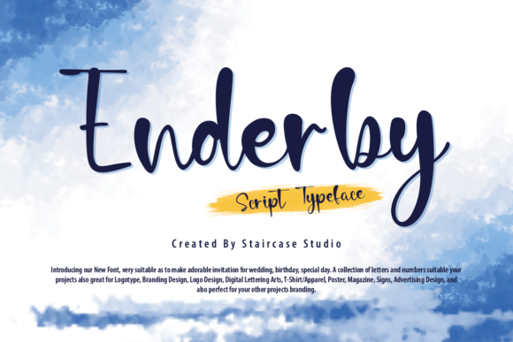 Enderby Font Poster 1