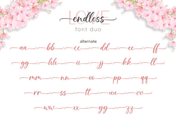 Endless Love Font Poster 9