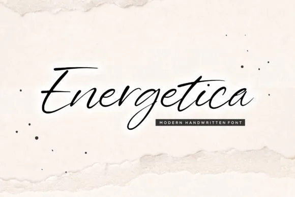 Energetica Font Poster 1