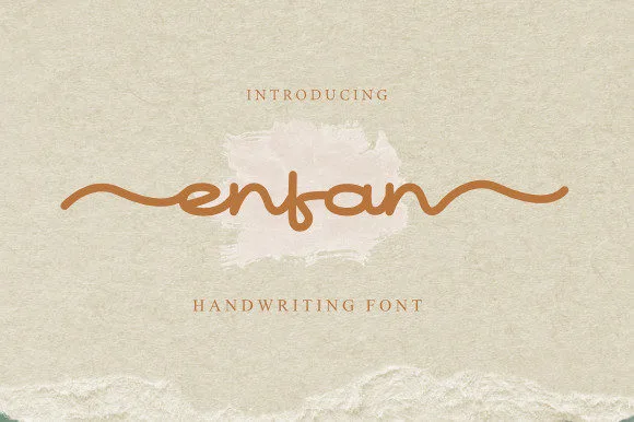 Enfan Font Poster 1