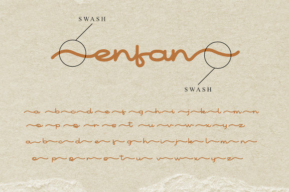 Enfan Font Poster 5