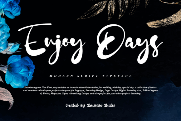 Enjoy Days Font Poster 1