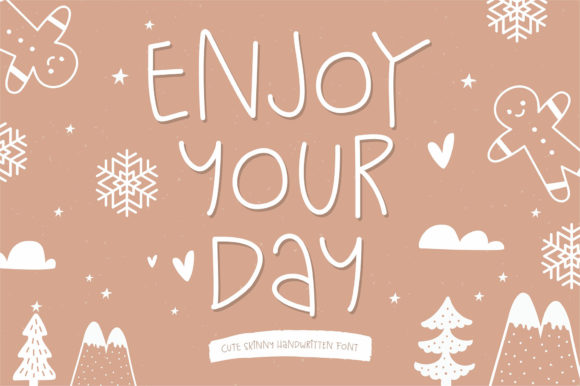 Enjoy Your Day Font Poster 1