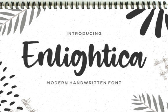 Enlightica Font Poster 1