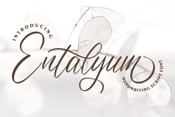 Entalyum Font Poster 1