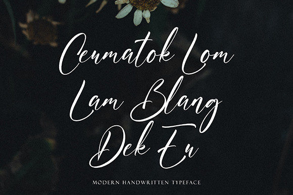 Enterrnal Font Poster 9