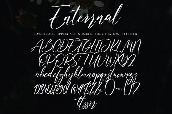 Enterrnal Font Poster 10