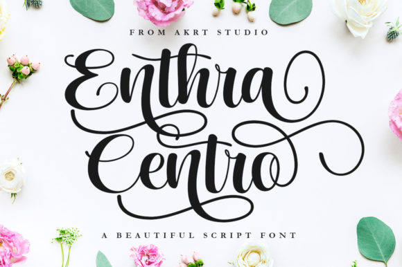 Enthra Centro Font Poster 1