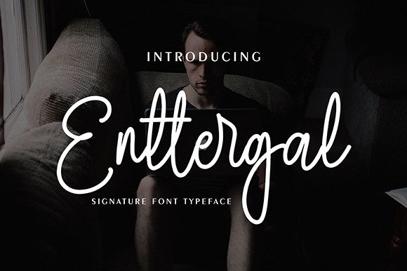 Enttergal Font Poster 1