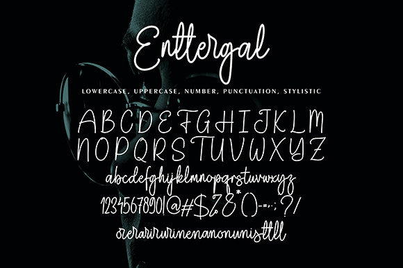 Enttergal Font Poster 8