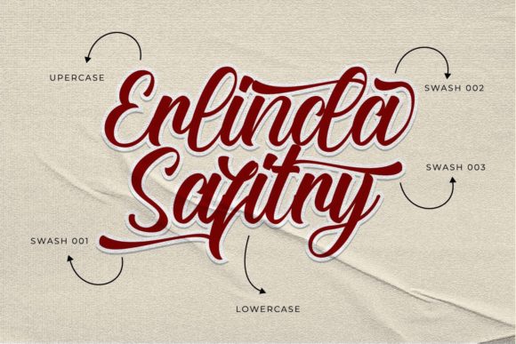 Erlinda Safitry Font Poster 2