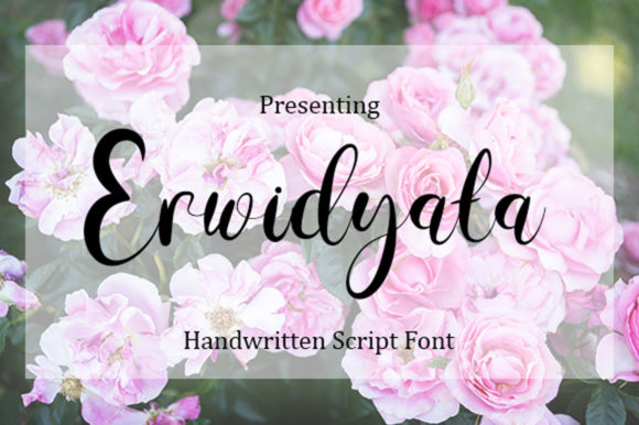 Erwidyata Font Poster 1