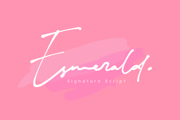 Esmerald Font Poster 9