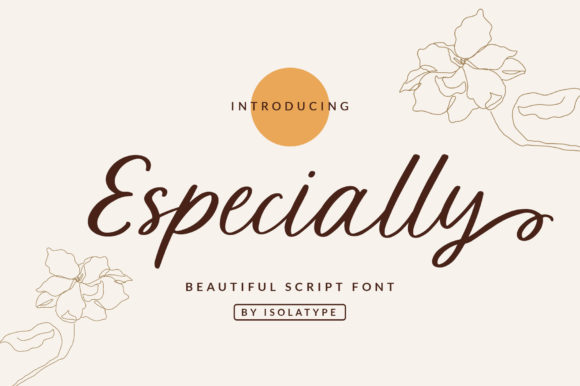 Especially Font Poster 1