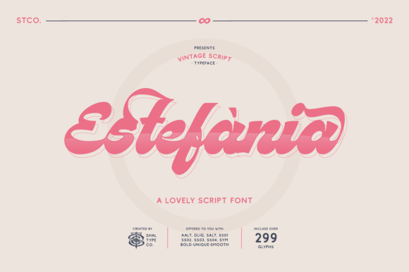 Estefania Font Poster 1