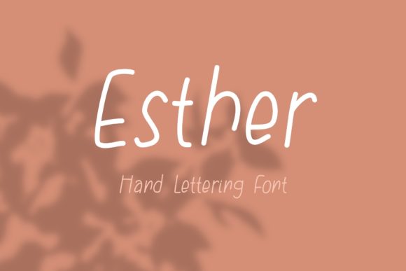 Esther Font Poster 1