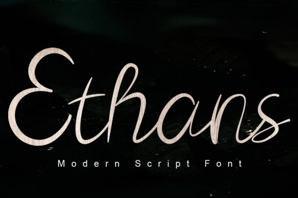 Ethans Font Poster 1