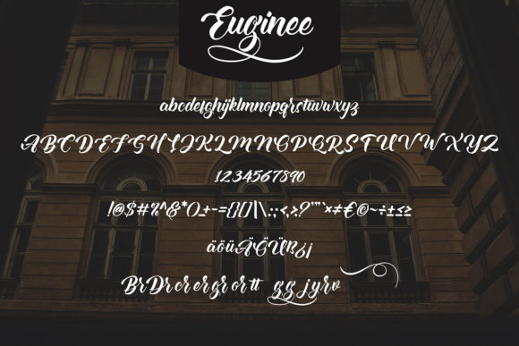 Euginee Font Poster 5