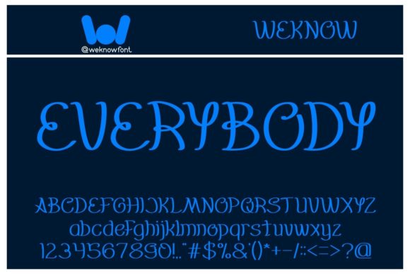 Everybody Font