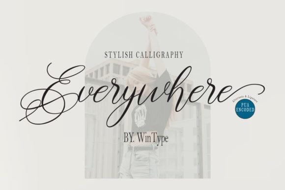 Everywhere Font Poster 1