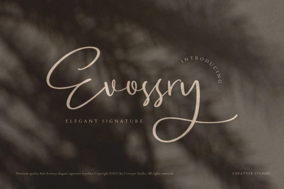 Evossry Font