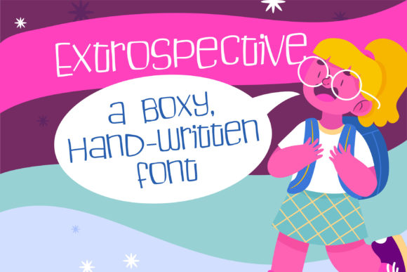 Extrospective Font Poster 1