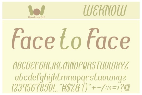 Eyes Believer Font Poster 2