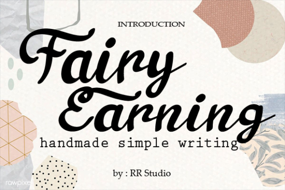 Fairy Earning Font Poster 1