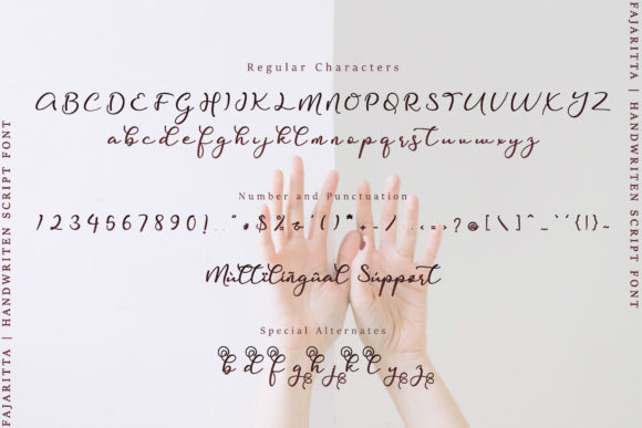 Fajaritta Font Poster 9