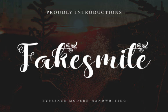 Fake Smile Font