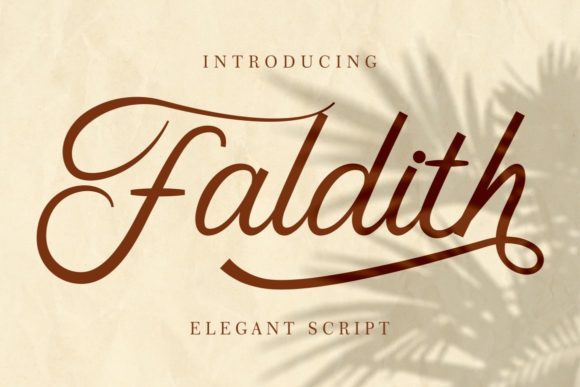 Faldith Font Poster 1