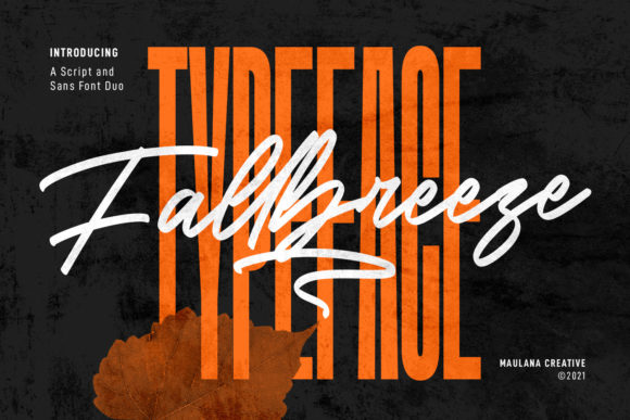 Fallbreeze Duo Font Poster 1