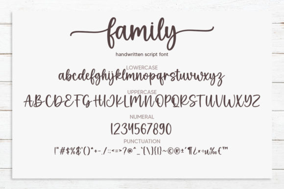 Family Font Poster 7