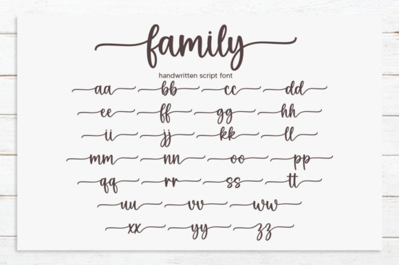 Family Font Poster 8
