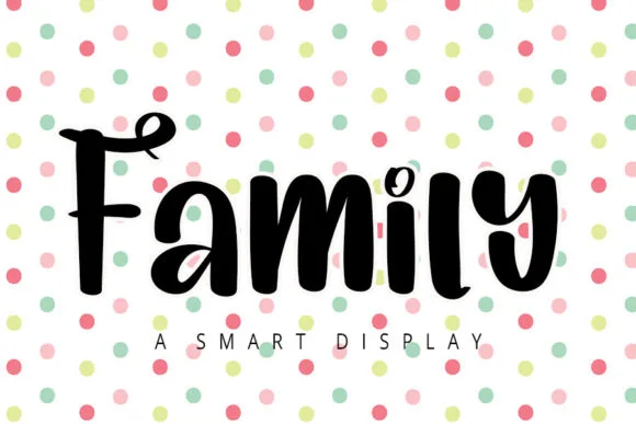 Family Font Family Font Poster 1