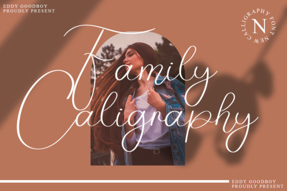 Family Caligraphy Font Poster 1