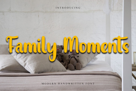 Family Moments Font Poster 1