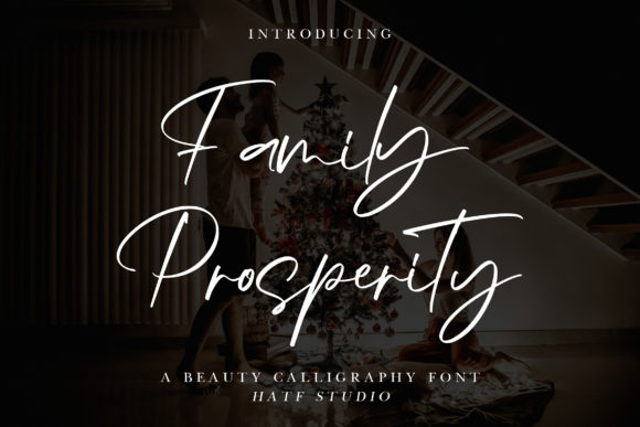 Family Prosperity Font Poster 1