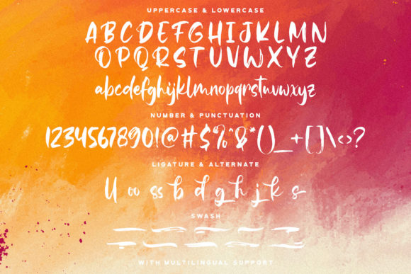 Famous Brush Font Poster 14