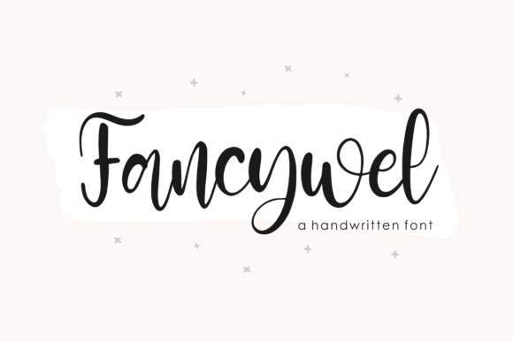 Fancywel Font Poster 1